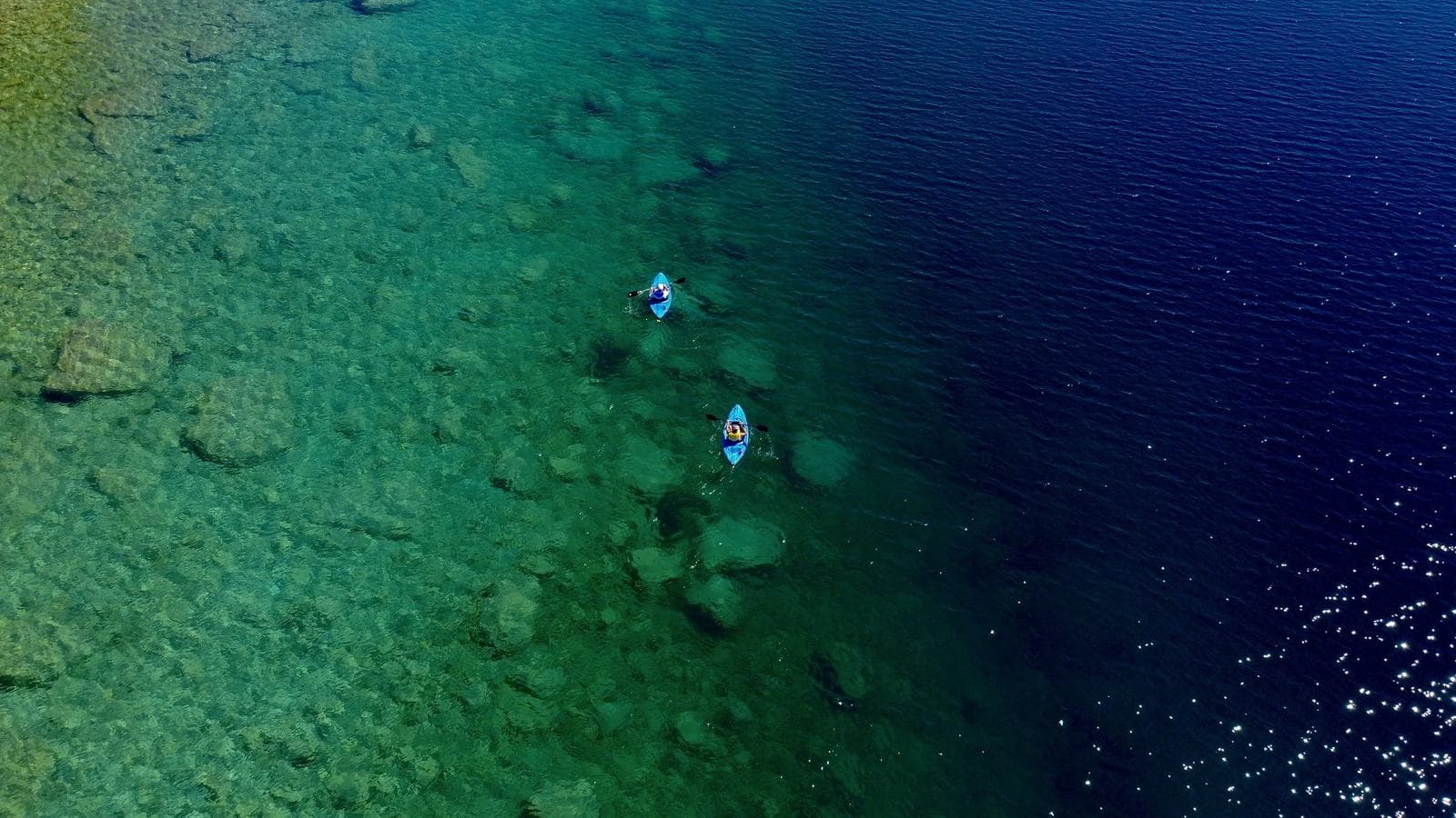 Kayaking in Whippoorwill Bay