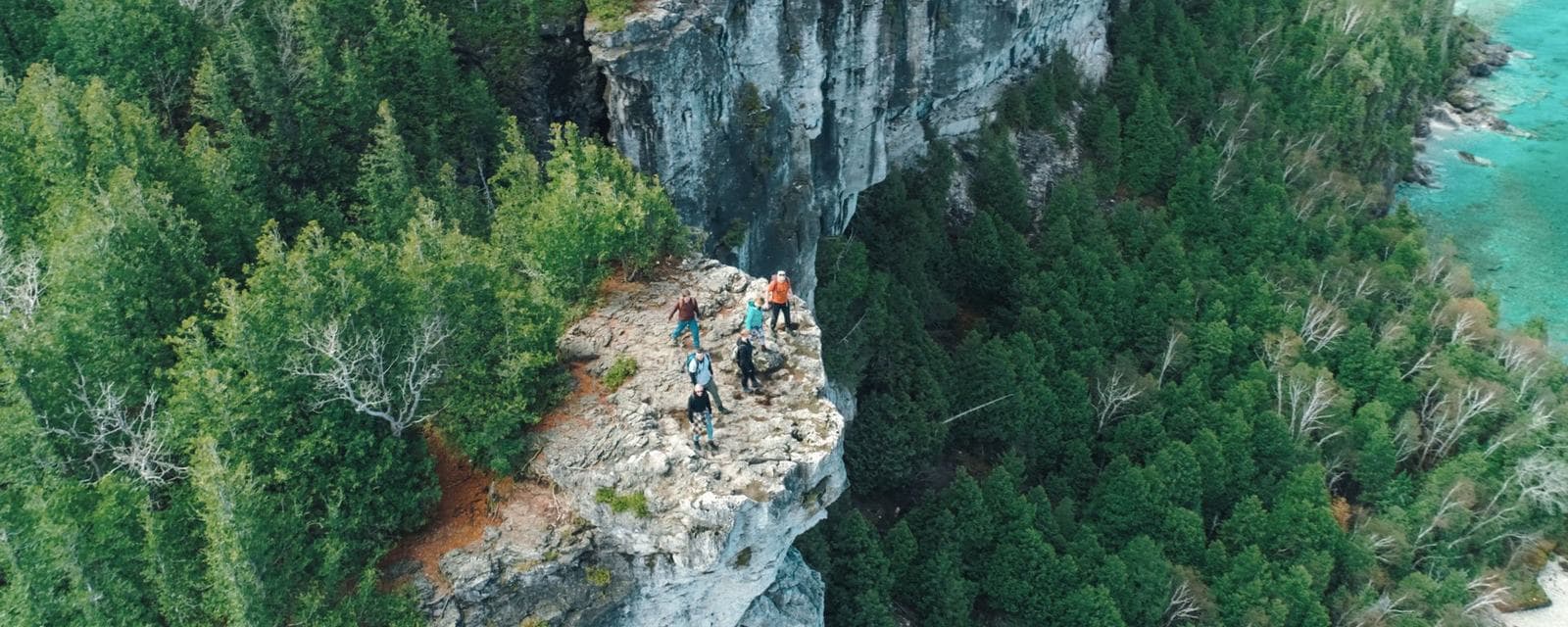 Lion's Head lookout on the Bruce Trail
